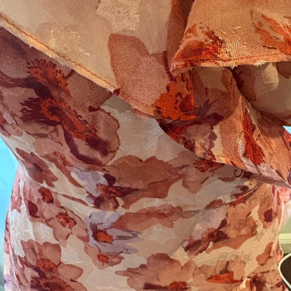 Floral Ruffle Dress - Picture 4 of 5